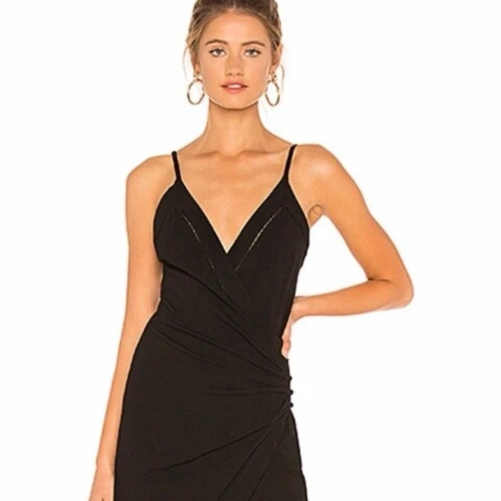 S FREE PEOPLE INTIMATELY BLACK DYLAN BODYCON MINI DRESS SMALL NWT - Picture 2 of 7